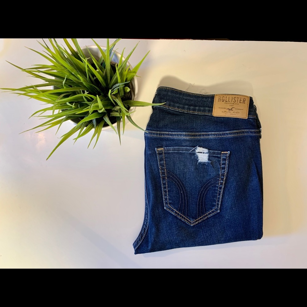 Super Distressed Hollister Jeans
